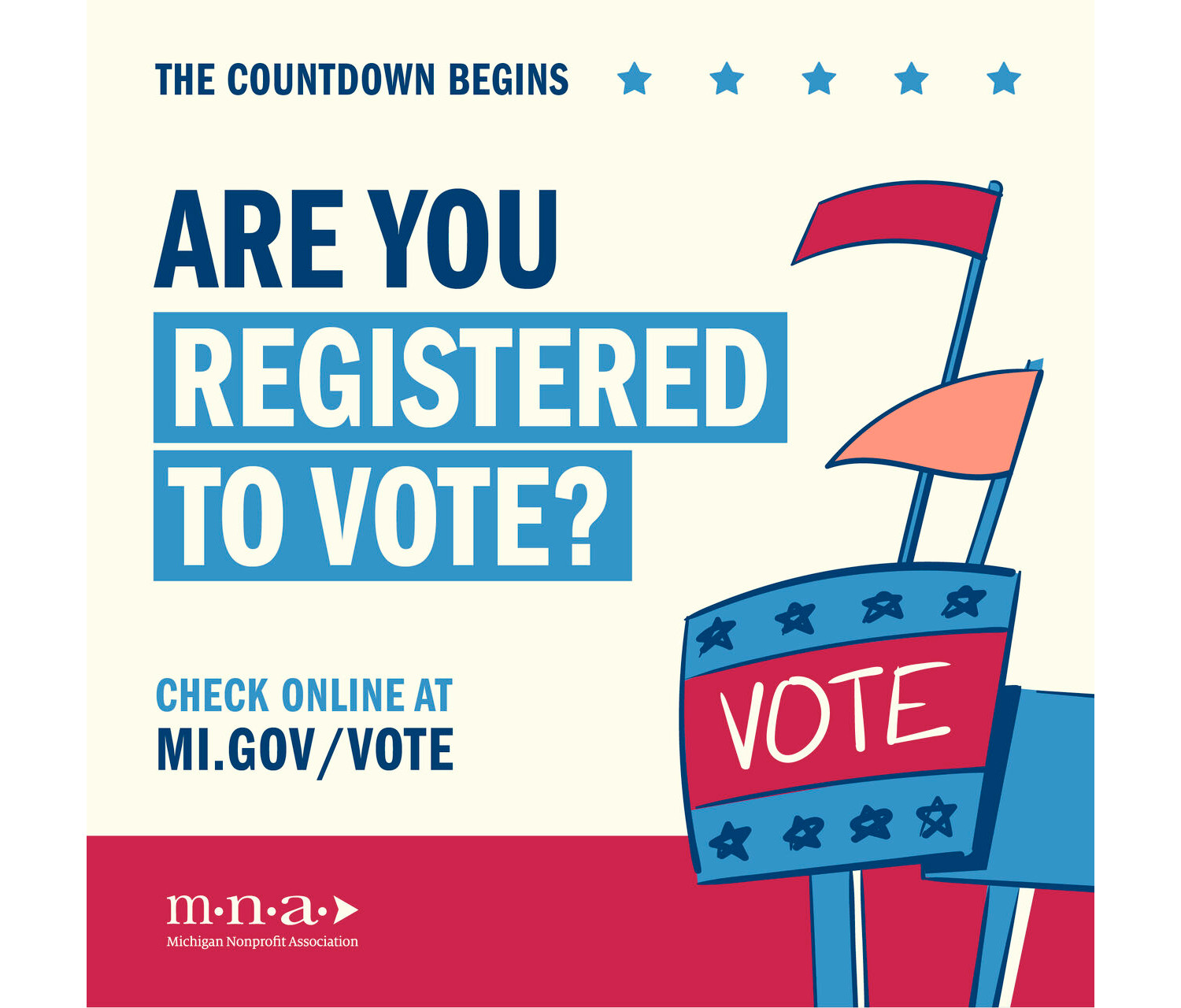 Are You Registered to Vote? The Countdown Begins – The Courier News